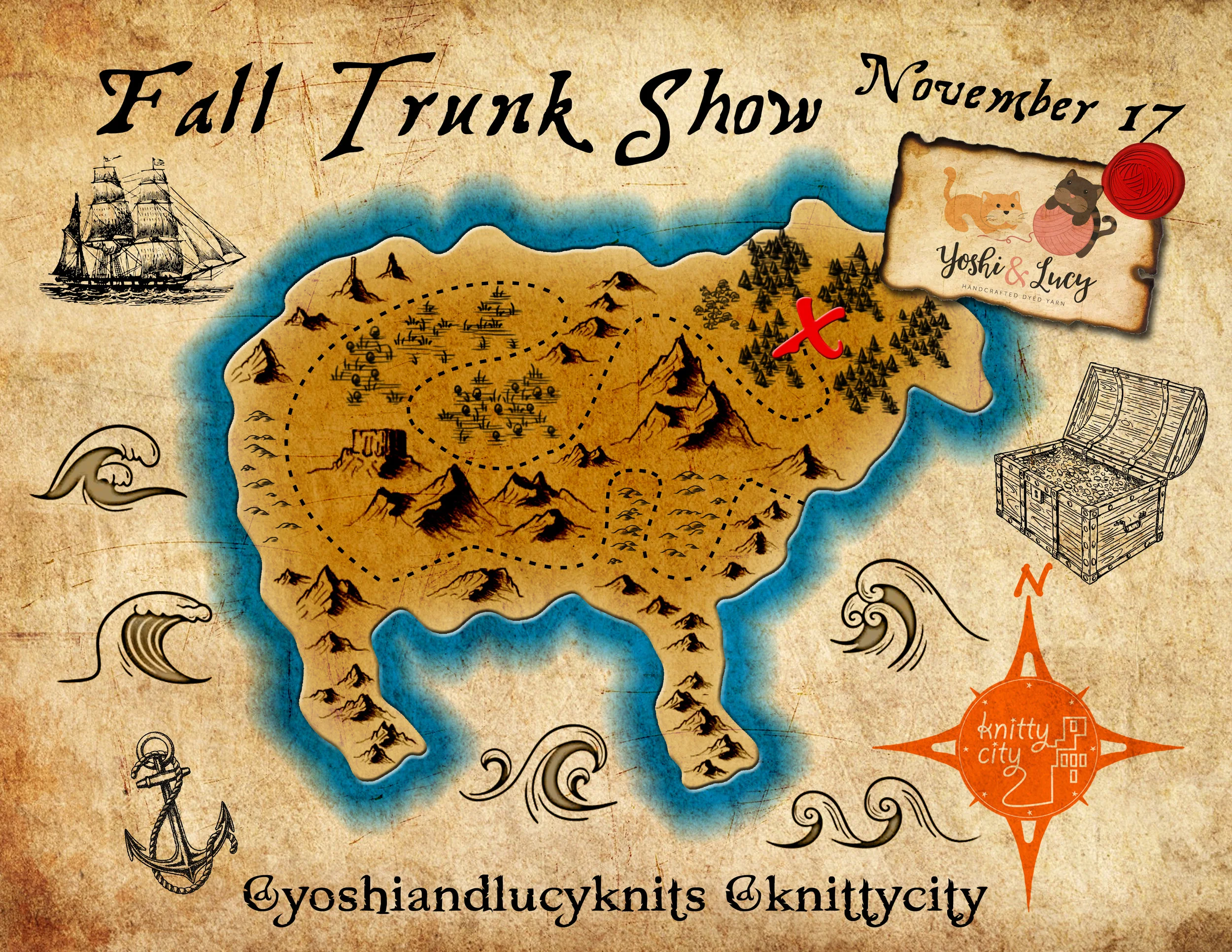 Treasure Map Yoshi and Lucy Knits.jpg