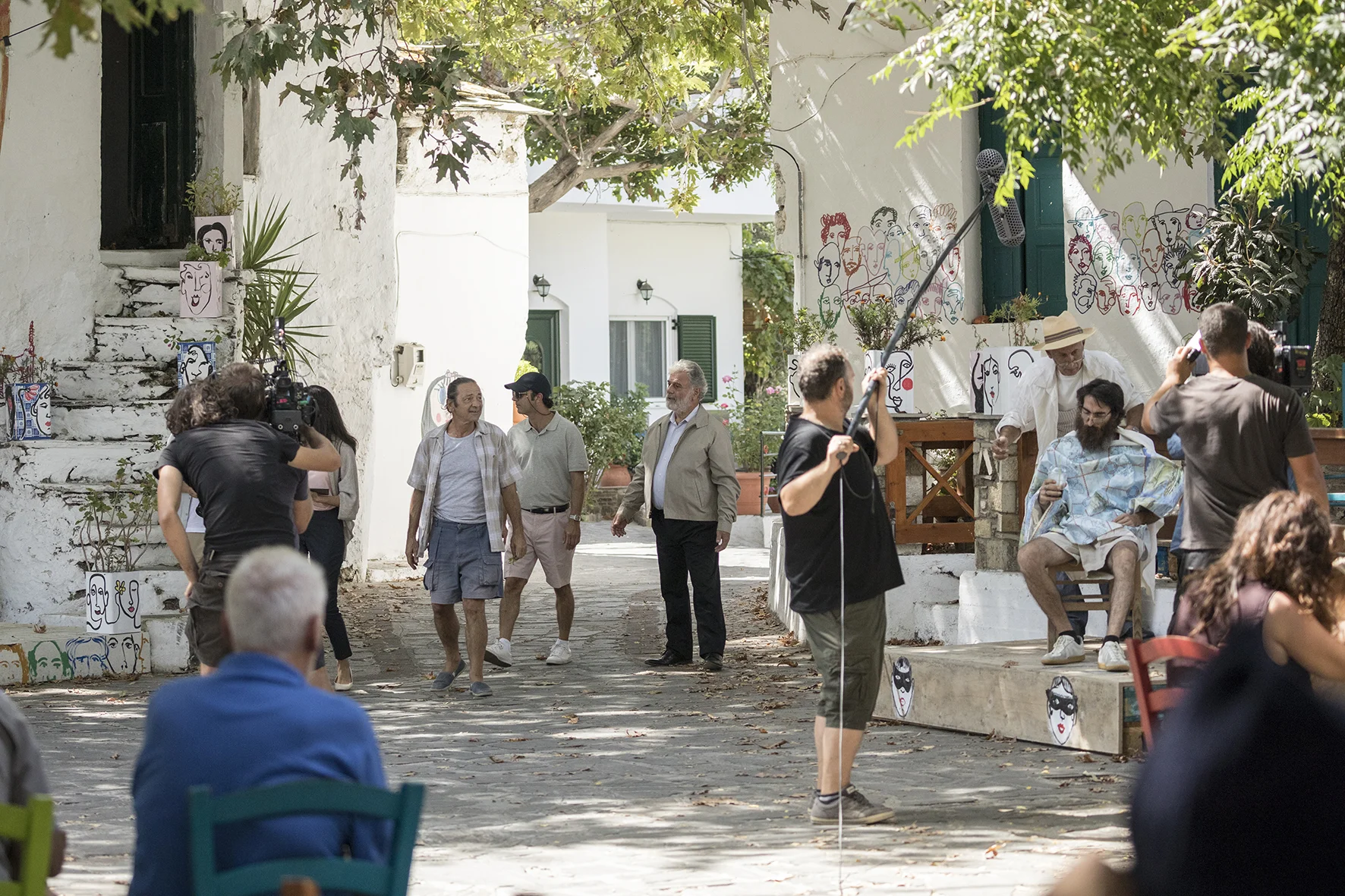 On Set During the Making of: Photo by Margarita Nikitaki Drawings by Kyvèli Zoi
