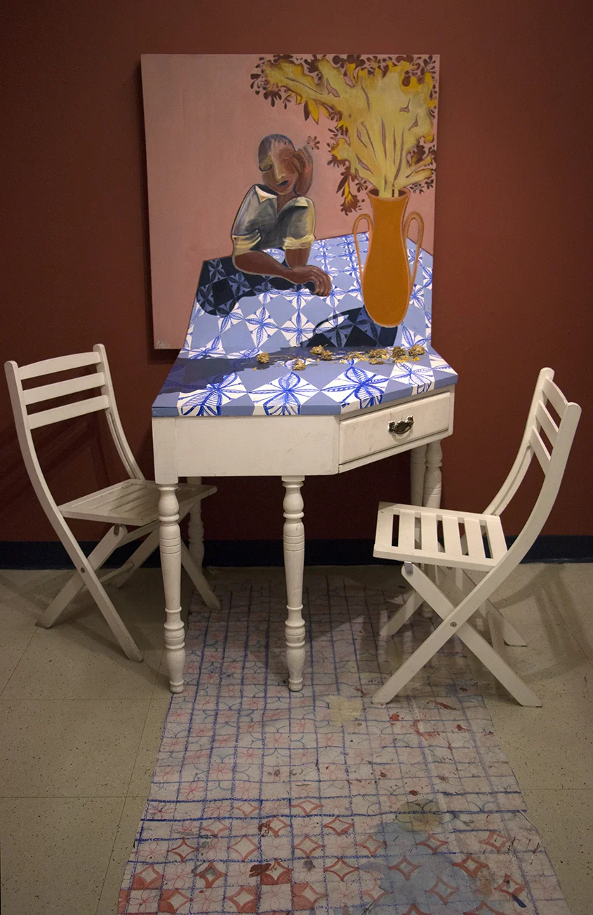 Set / Artwork for "The Strongest", performed at the SVA Theatre, March 2017