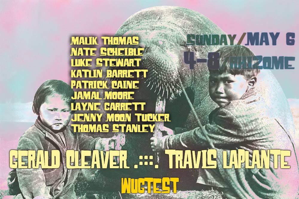 Please note the 4PM start time! Sunday May 6th 4 PM $10 A year on Saturn lasts about as long as 29.5 years here on Earth. Roughly, every 59 years, Saturn has completed a pair of delicious trips around the sun. Join me as I celebrate the ride and welcome a full slate of amazing artists, featuring Gerald Cleaver and Travis Laplante to Rhizome for an afternoon of music and laughter on the first Sunday in May. SUBTLE DEGREES =-= Cleaver-drums/Laplante-reeds In 2001, when he was only 18 years old, Travis Laplante played a concert at New York’s Knitting Factory, then a pre-eminent mecca for adventurous music of all kinds. Gerald Cleaver was in the audience, and came up to Laplante afterwards, handed him his phone number and said they should play together sometime. They soon did, “and I felt a very intimate and spiritual connection with Gerald that feels more alive than ever today,” Laplante says. “I’ve learned a tremendous amount from Gerald and have long considered him one of my favorite living improvisers.” The two have performed together various times over the ensuing 17 years, but Laplante never felt he was quite ready to record with Cleaver. “It got to the point where I took a multiple-year break from playing with him because I felt like I didn’t have enough to bring to the table,” says Laplante. “I needed to practice so I could have more to give to our musical relationship.” Then, in the fall of 2016, Laplante received a commission to compose a piece to be performed at Roulette in Brooklyn the following spring. “I knew that this was the perfect opportunity to return to this relationship with Gerald.” And so Laplante began composing an epic-scale work with Cleaver’s rhythmic virtuosity in mind. SUBTLE DEGREES (plus, in various small groups to be determined at the performance site) MALIK EDWARDS NATE SCHEIBLE JANEL LEPPIN-PIROG LUKE STEWART KATLIN BARRETT PATRICK CAINE JAMAL MOORE LAYNE GARRETT JENNY MOON TUCKER THOMAS STANLEY << Saturn is the Lord of Karma. Retrograde motion is a time when karma is sorted out. Therefore, Saturn in retrograde is a double dose of karma. Karma, like Saturn, is very closely bound to time. >> Note the mid afternoon start time.