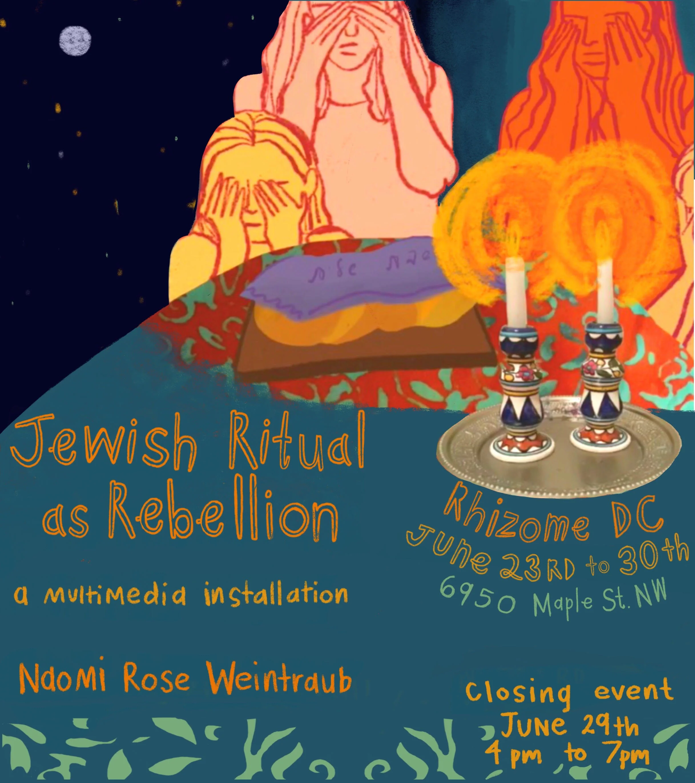 Jewish Ritual as Rebellion: Exhibition closing &amp; artist talk with Naomi Rose Weintraub
