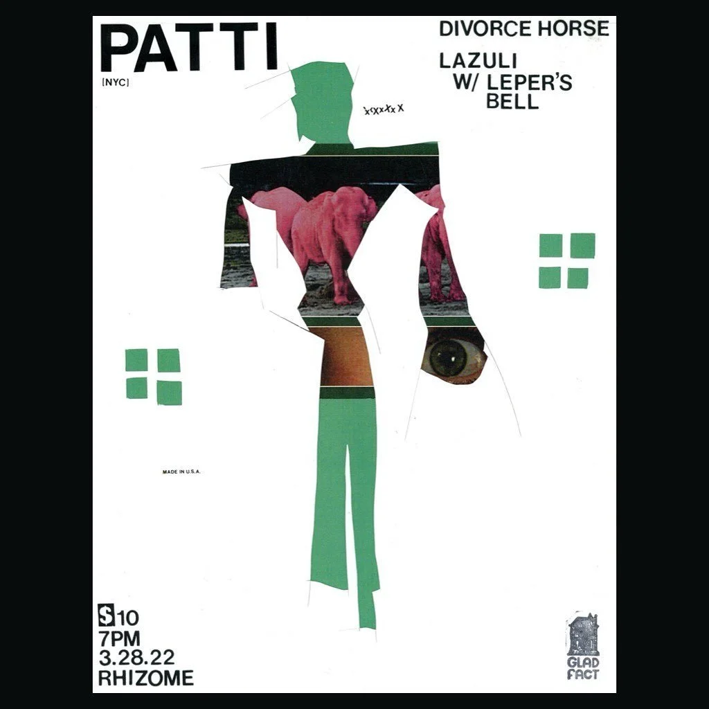 CONCERT: Patti / Divorce Horse / Lazuli