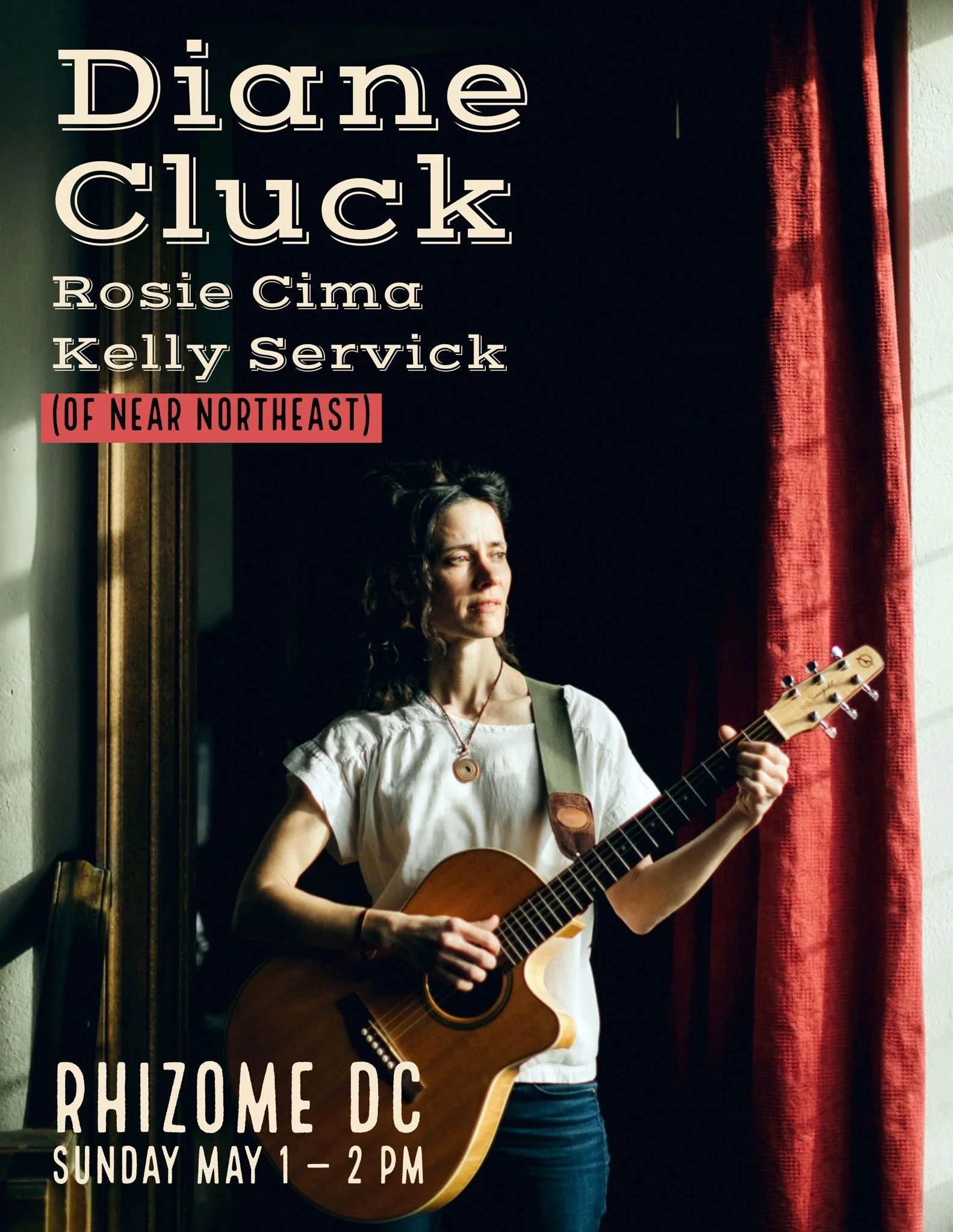 CONCERT: Diane Cluck / Rosie Cima / Kelly Servick