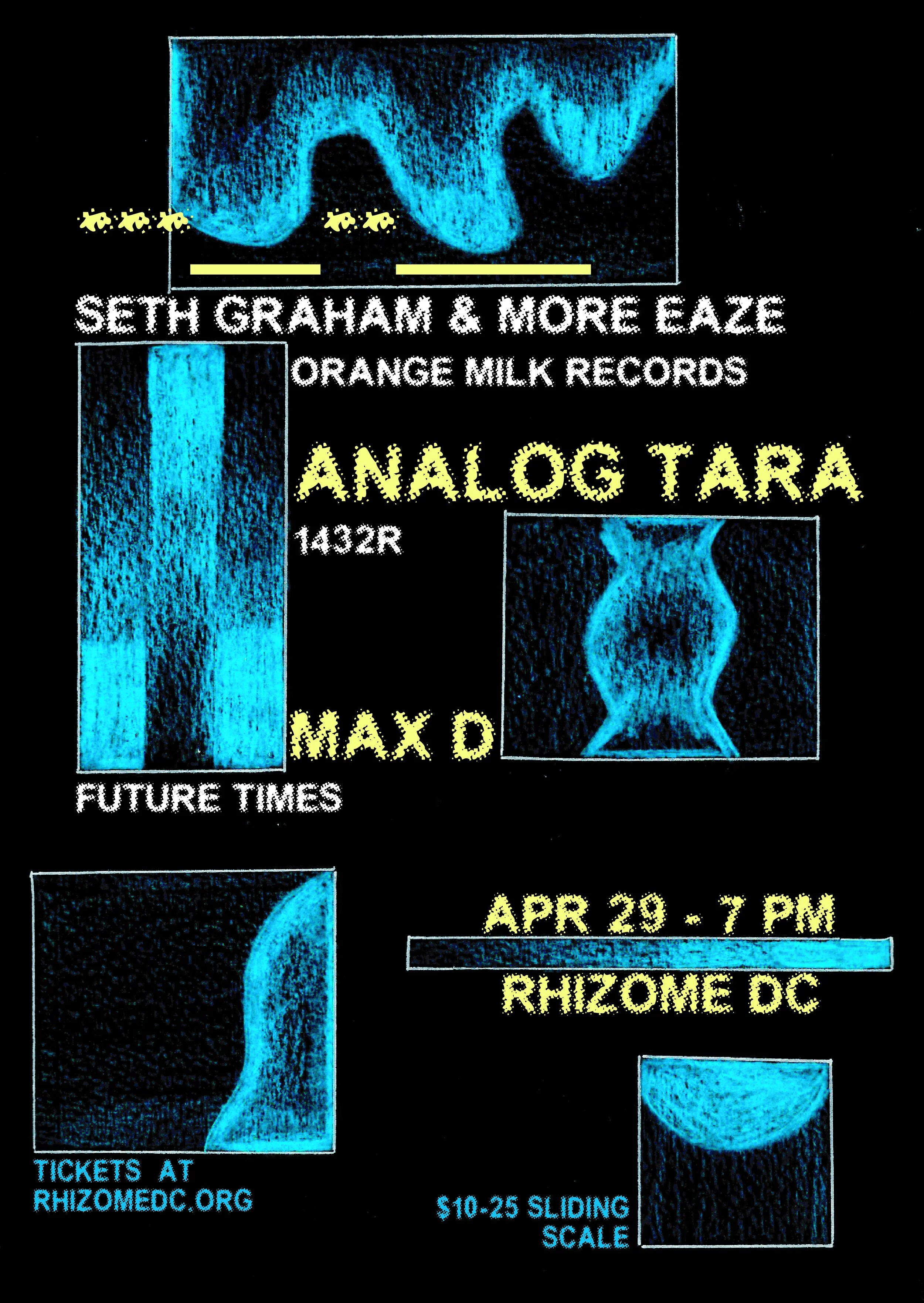 CONCERT: ---__--___ / Analog Tara / Max D