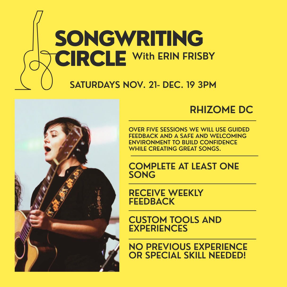 Songwriting Circle with Erin Frisby