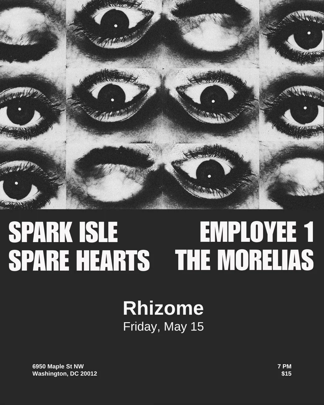Spark Isle / Spare Hearts / The Morelias / Employee 1