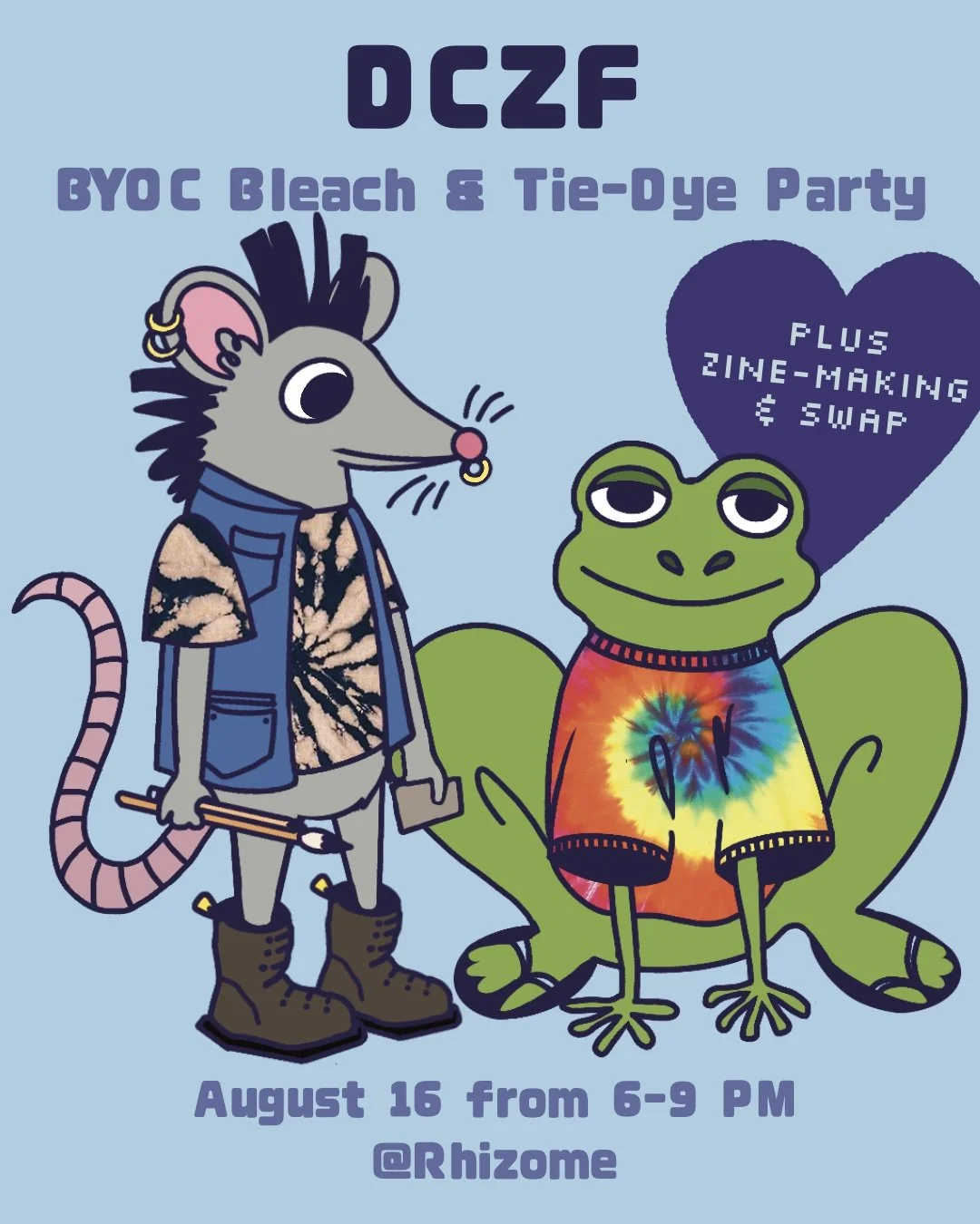 Bleach &amp; Dye with DC Zine Fest