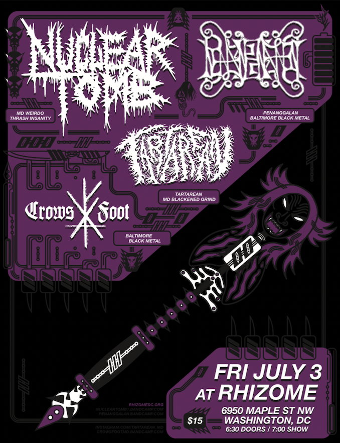 Nuclear Tomb / Penanggalan / Crows Foot / Tartarean