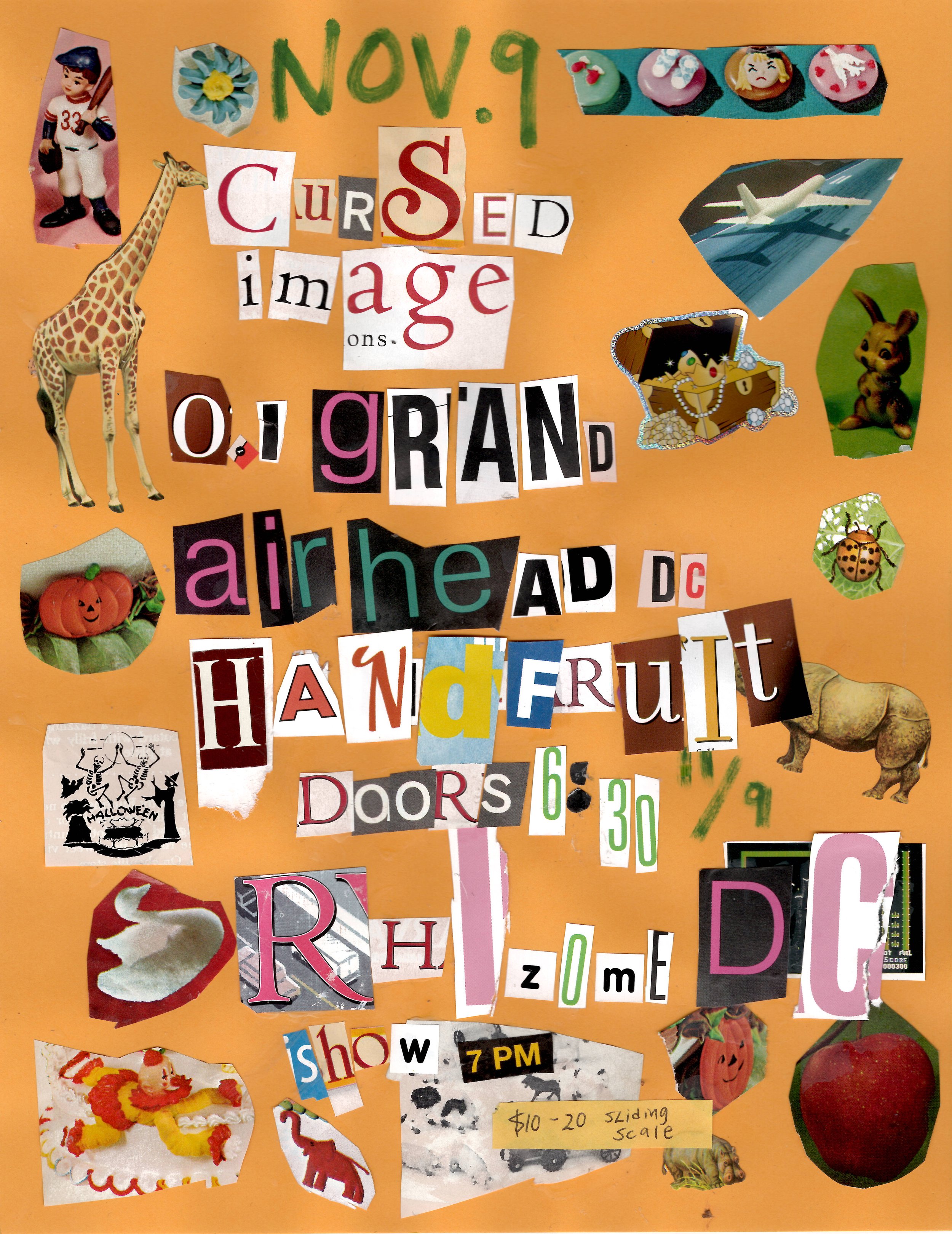 cursed image / 0.1 Grand / Airhead DC / HANDfRUIT