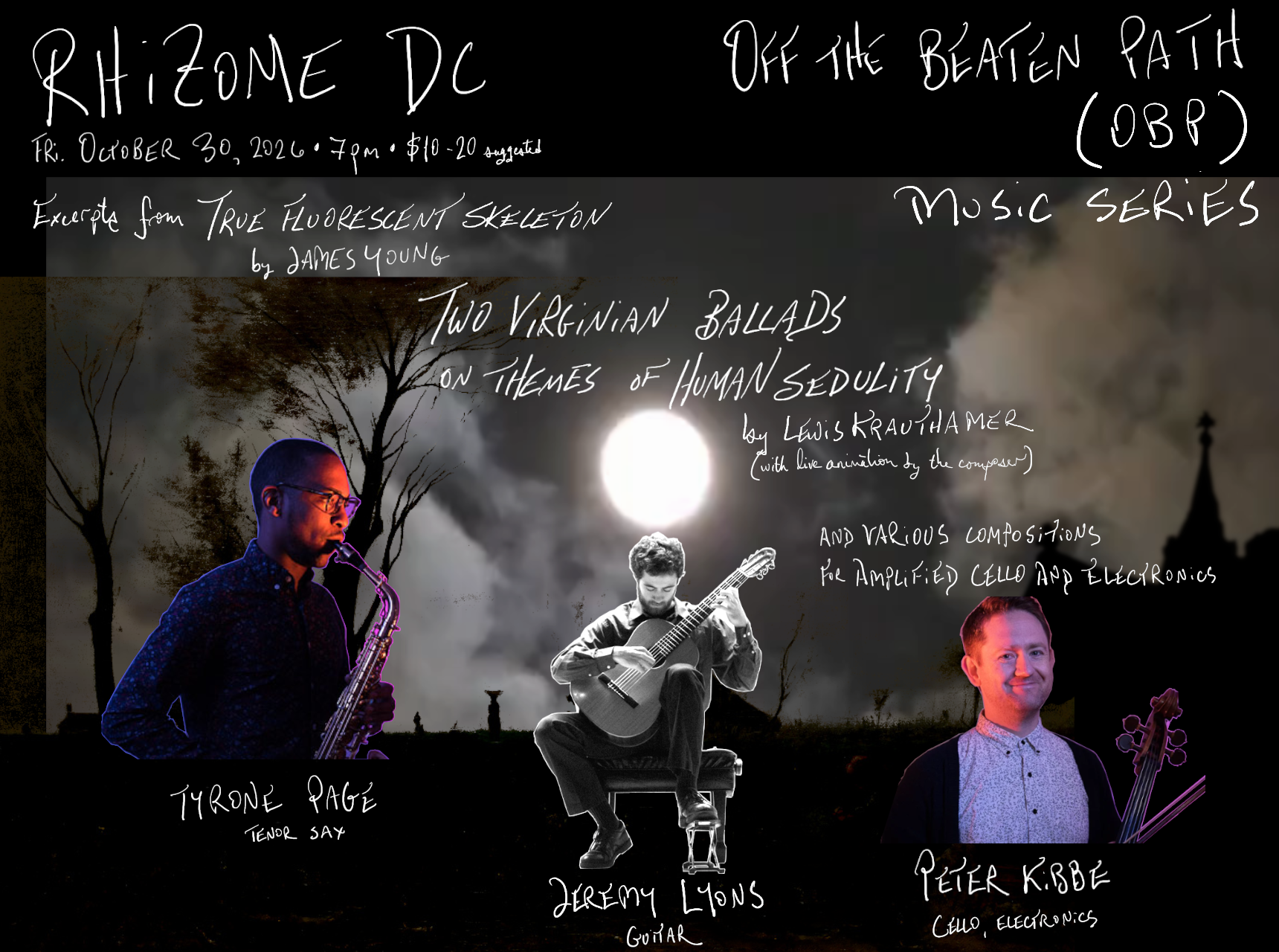 Jeremy Lyons plays Lewis Krauthamer / Tyrone Page plays James Young / Peter Kibbe