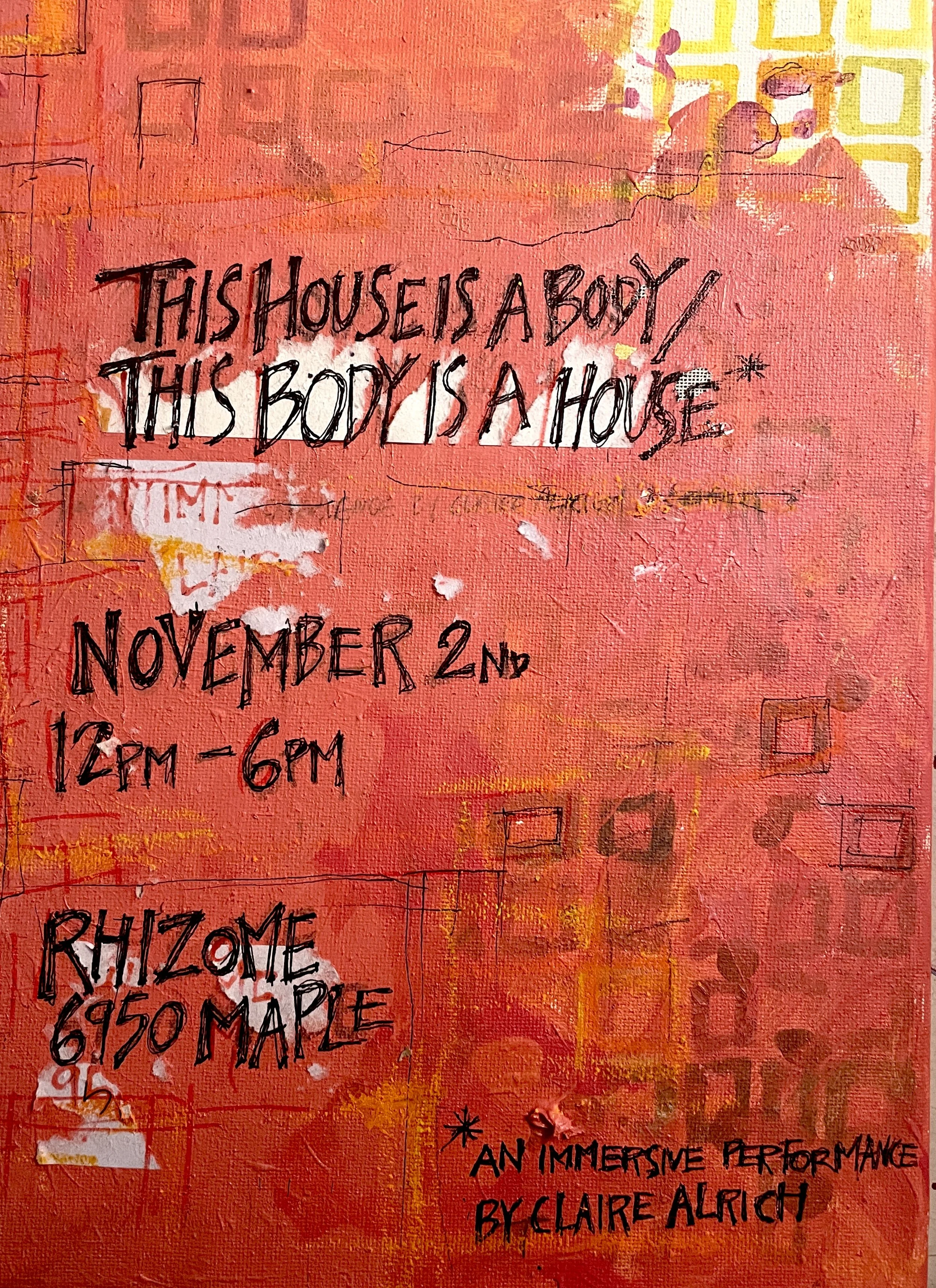 this house is a body/this body is a house