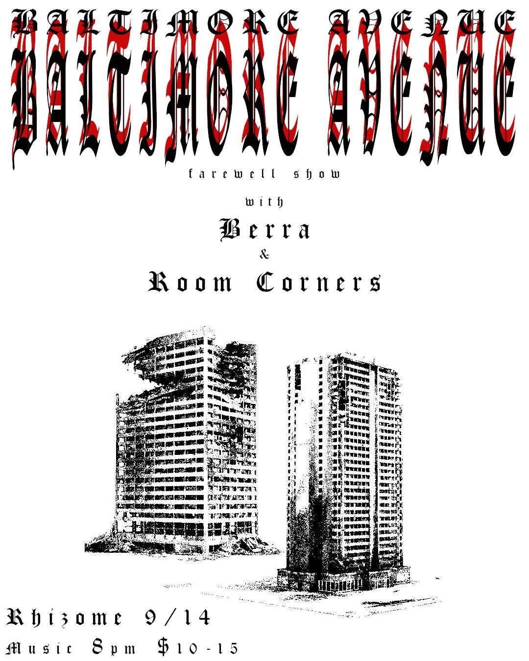 Baltimore Avenue / Berra / Room Corners