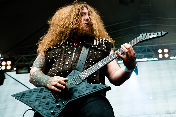 Deathchain Myötätuulirock 2011, Finland . Photo: @ Eija Mäkivuoti.