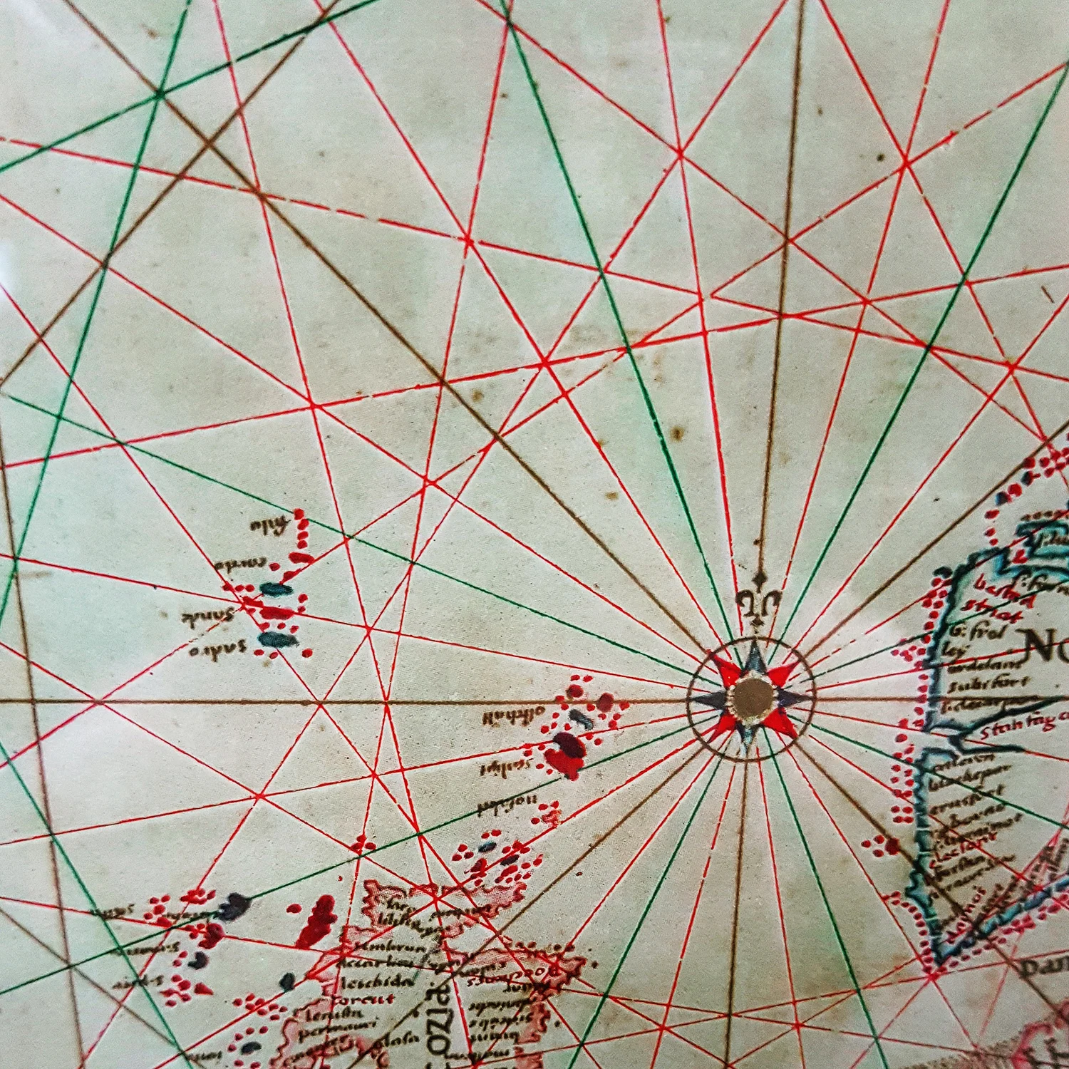 Old Map Depicting the Faroe Islands, 2018