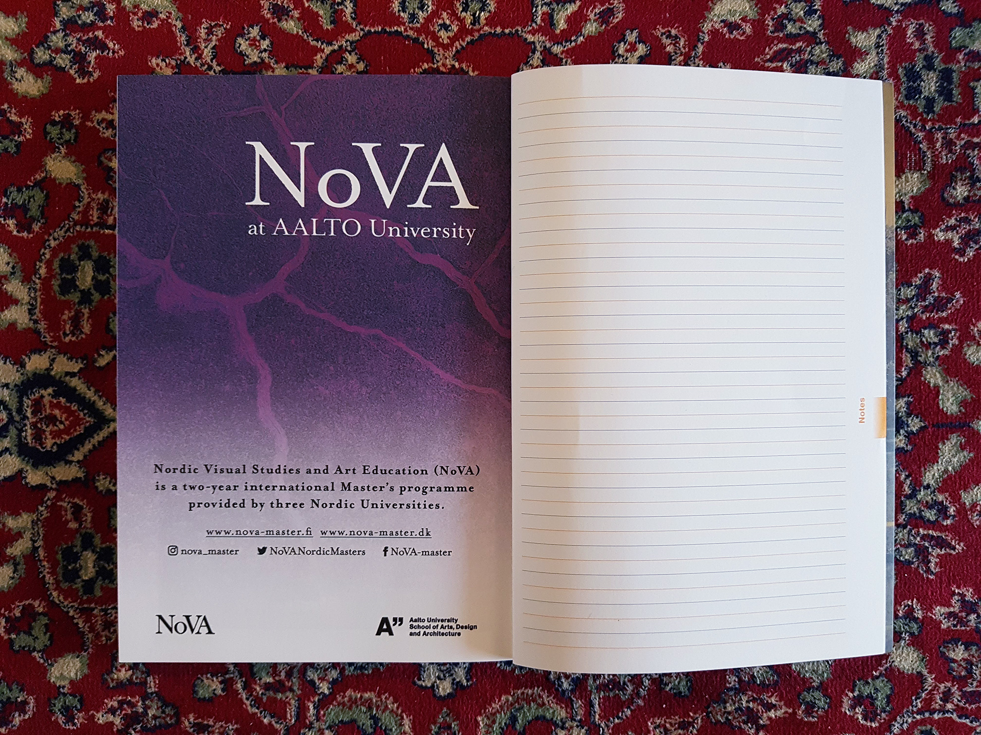 NoVA Programme Ad (InSEA Congress Catalog), 2018