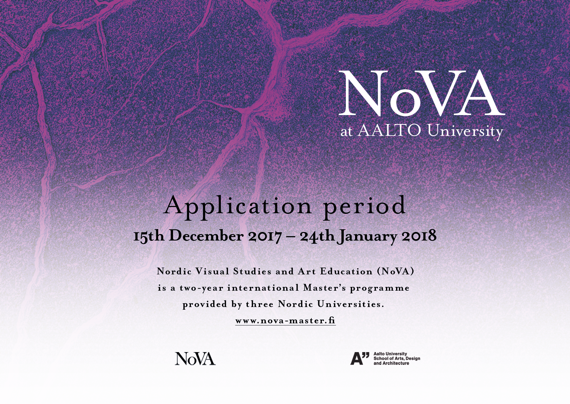 NoVA Programme Web Graphics, 2017