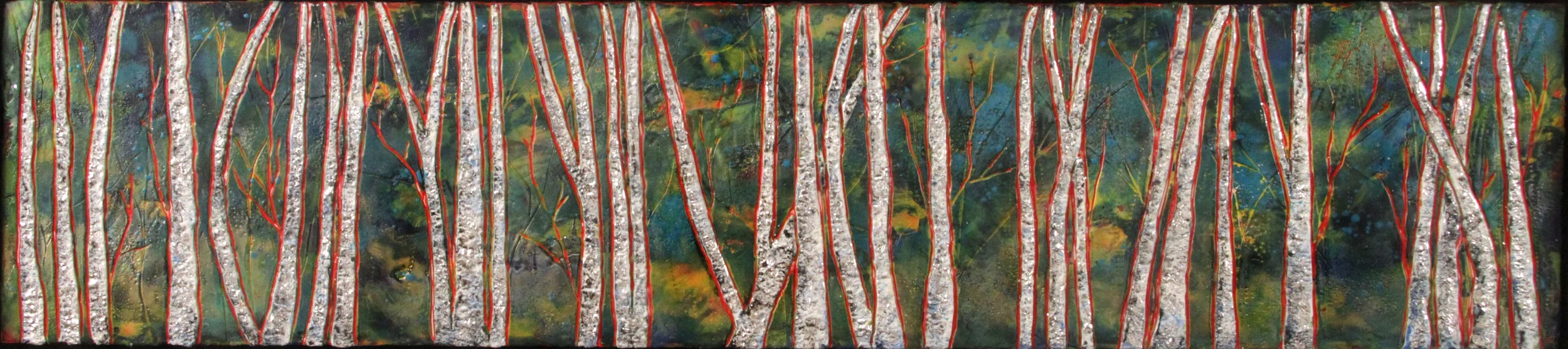 Bark of Prose 12.5x49.5 Framed