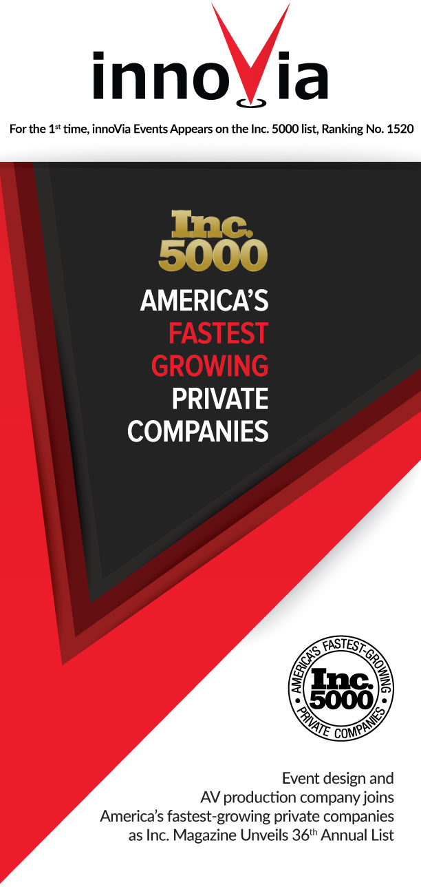 innoVia Makes Inc 5000 list of America's Fastest-Growing Companies