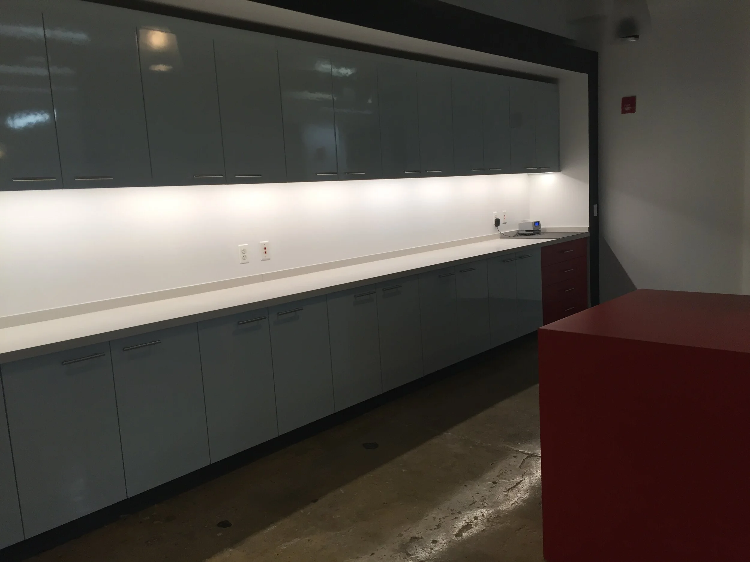  Dish Network kitchenette area. 