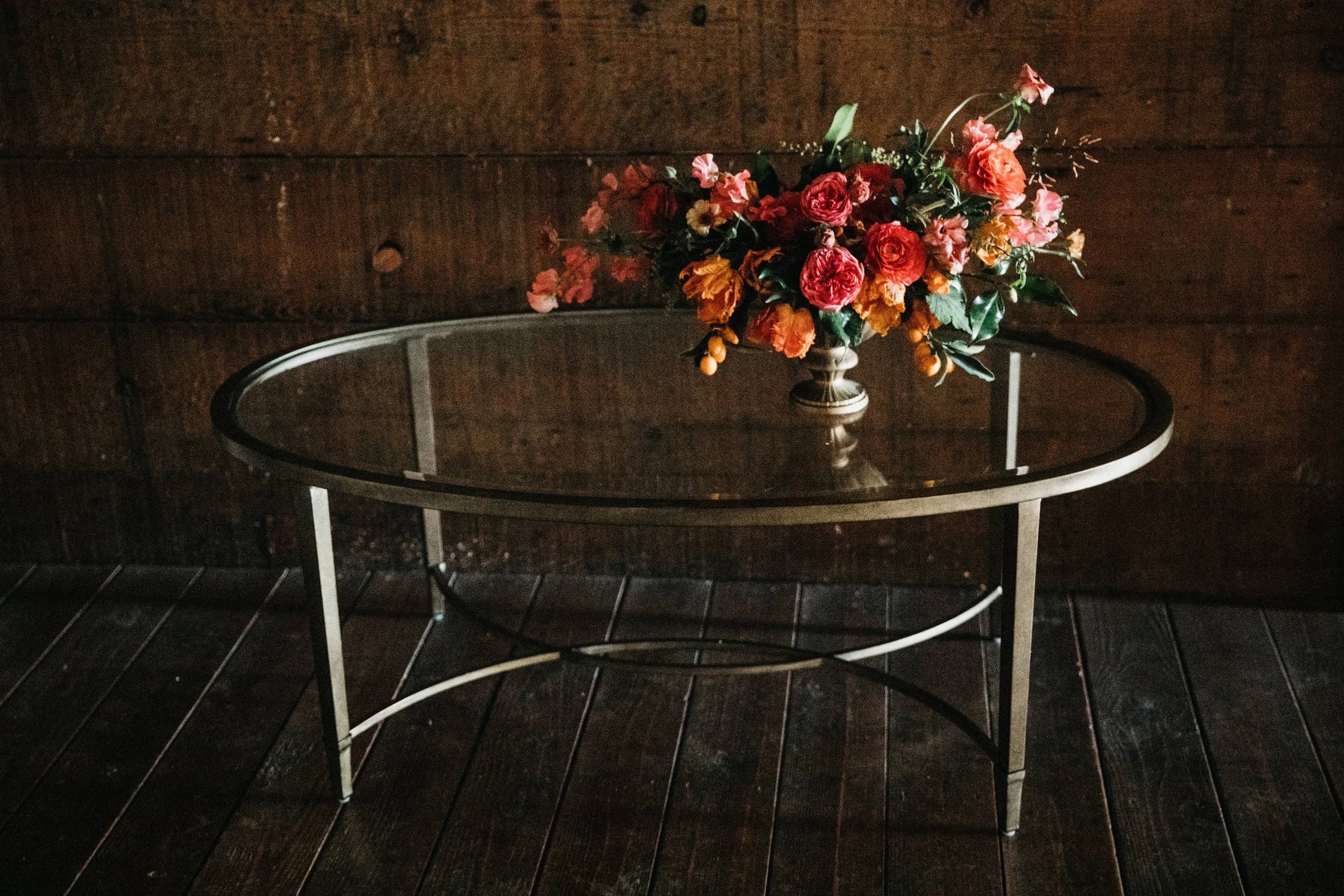 amelie glass coffee table $120 {qty 1}