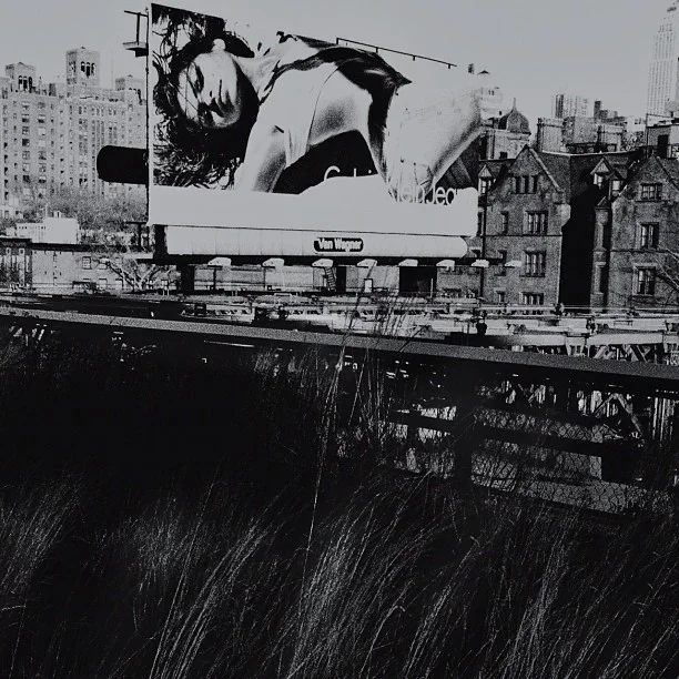 You Are What You Look At (And I Know What You’ve Been Watching) or Kate Moss Over The High Line Chelsea NYC (Taken with Instagram at High Line)