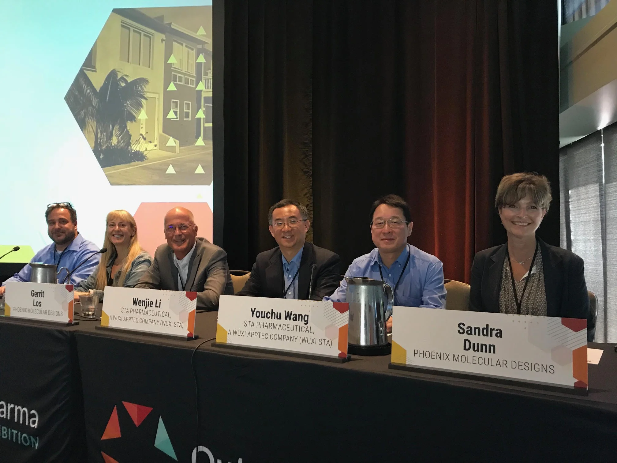 From Left to right: Erik flahive, Grace furman, Gerrit los, wenjie Li, youchu wang and sandra dunn