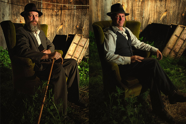 All in a day's work. Anton takes his time machine back and forth for the final shoot of our Collodion Dream. Photos by Dylan Verner.