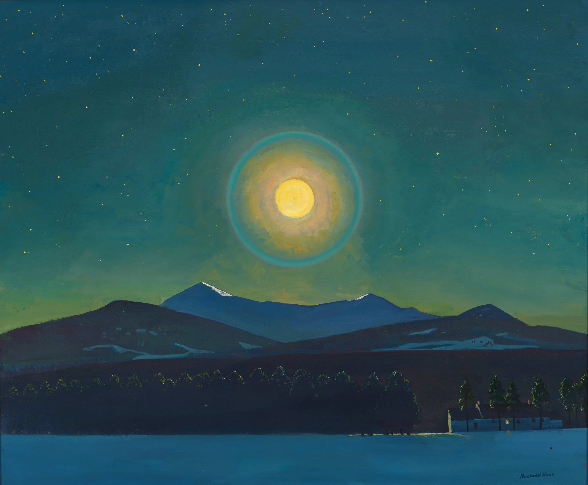 Rockwell Kent, Moonlight Winter