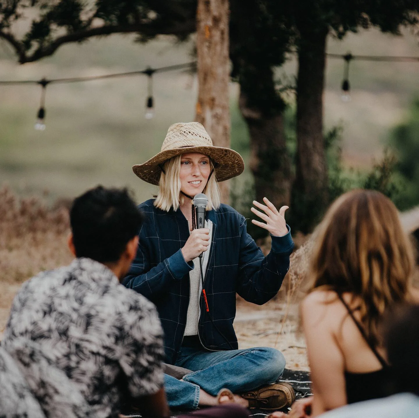 Juliana speaking at Form Festival, 2019