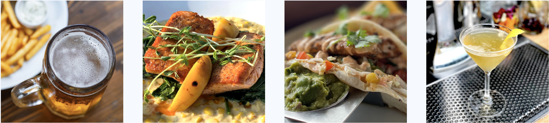 Local Craft Brew • Fresh Seafood • Taco Tuesday 3-7pm Every Tuesday • Craft and Traditional Cocktails