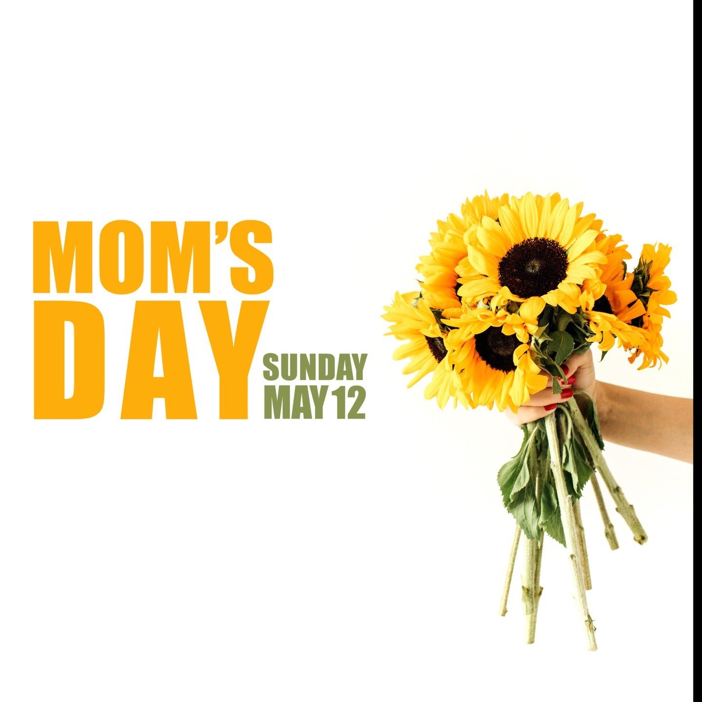 🌻 Treat Mom to an unforgettable dining experience this Mother's Day! 
✨  Reserve your table now to ensure a delightful celebration for the most important woman in your life! 
Book on our website or on Yelp today. #MothersDay #CelebrateMom #ReserveNo