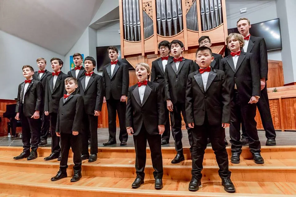 Performing at West Vancouver United Church during our 50th Anniversary Concert