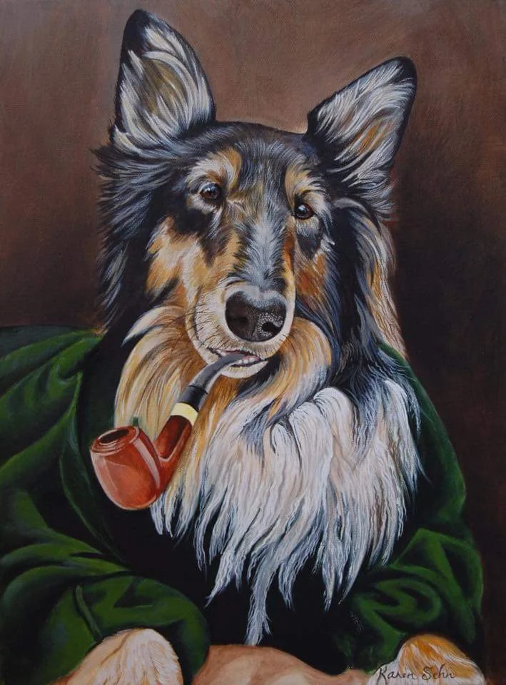 Silly dog with a sense of humor