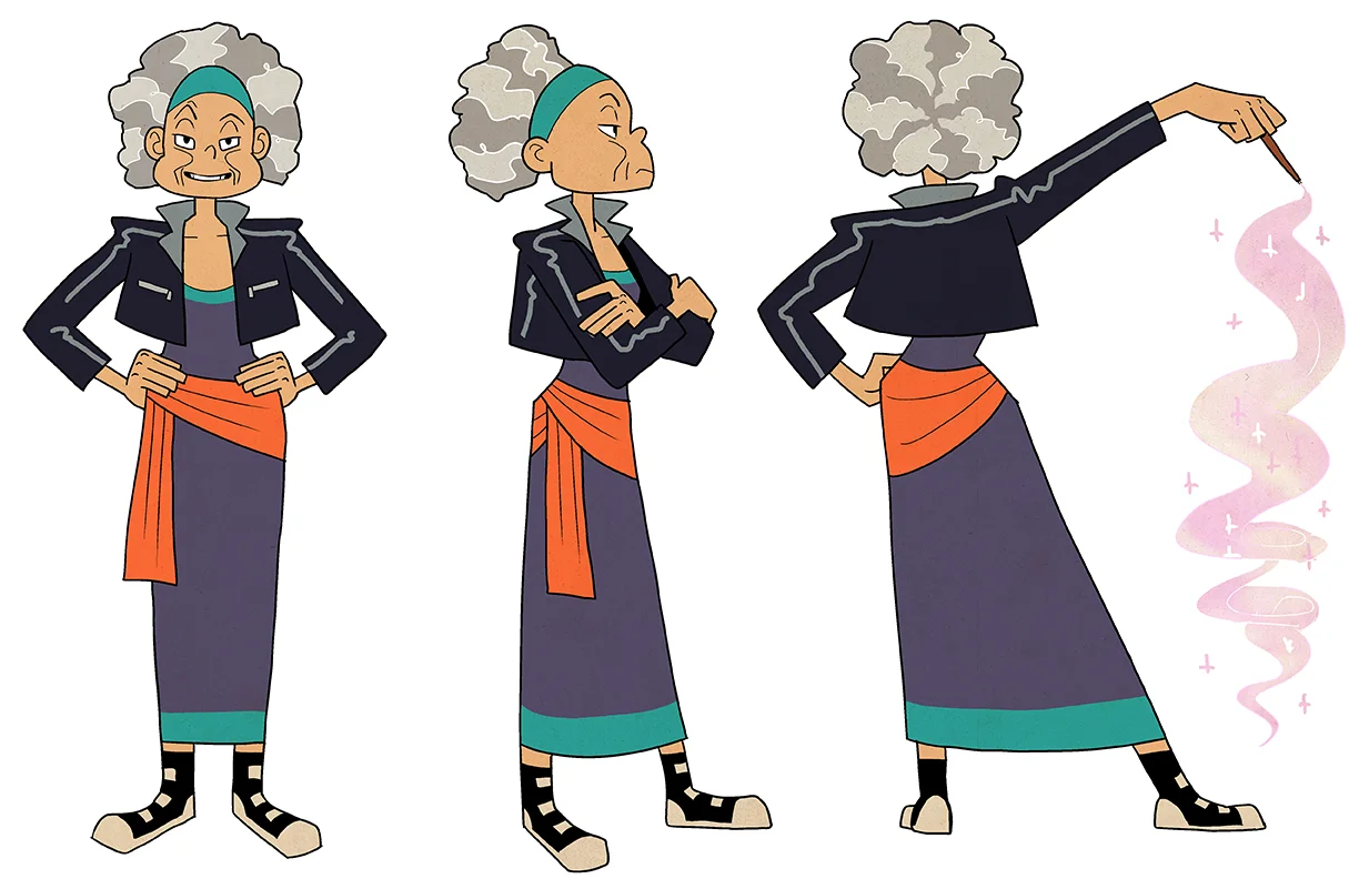 Turnaround of Merlin for an animated TV series adaptation of The Sword in the Stone