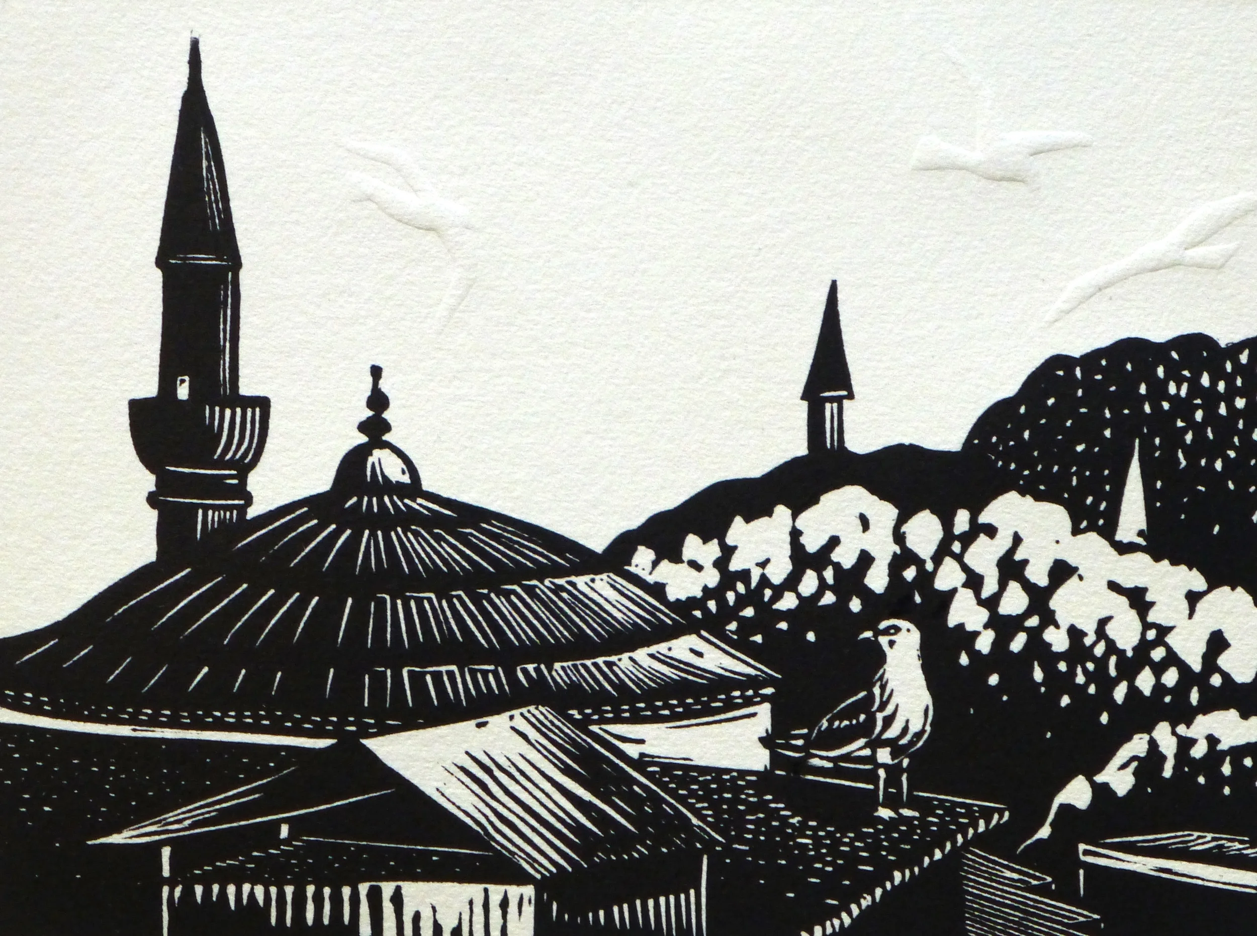 Black and White Linocuts — Lucy Timbrell