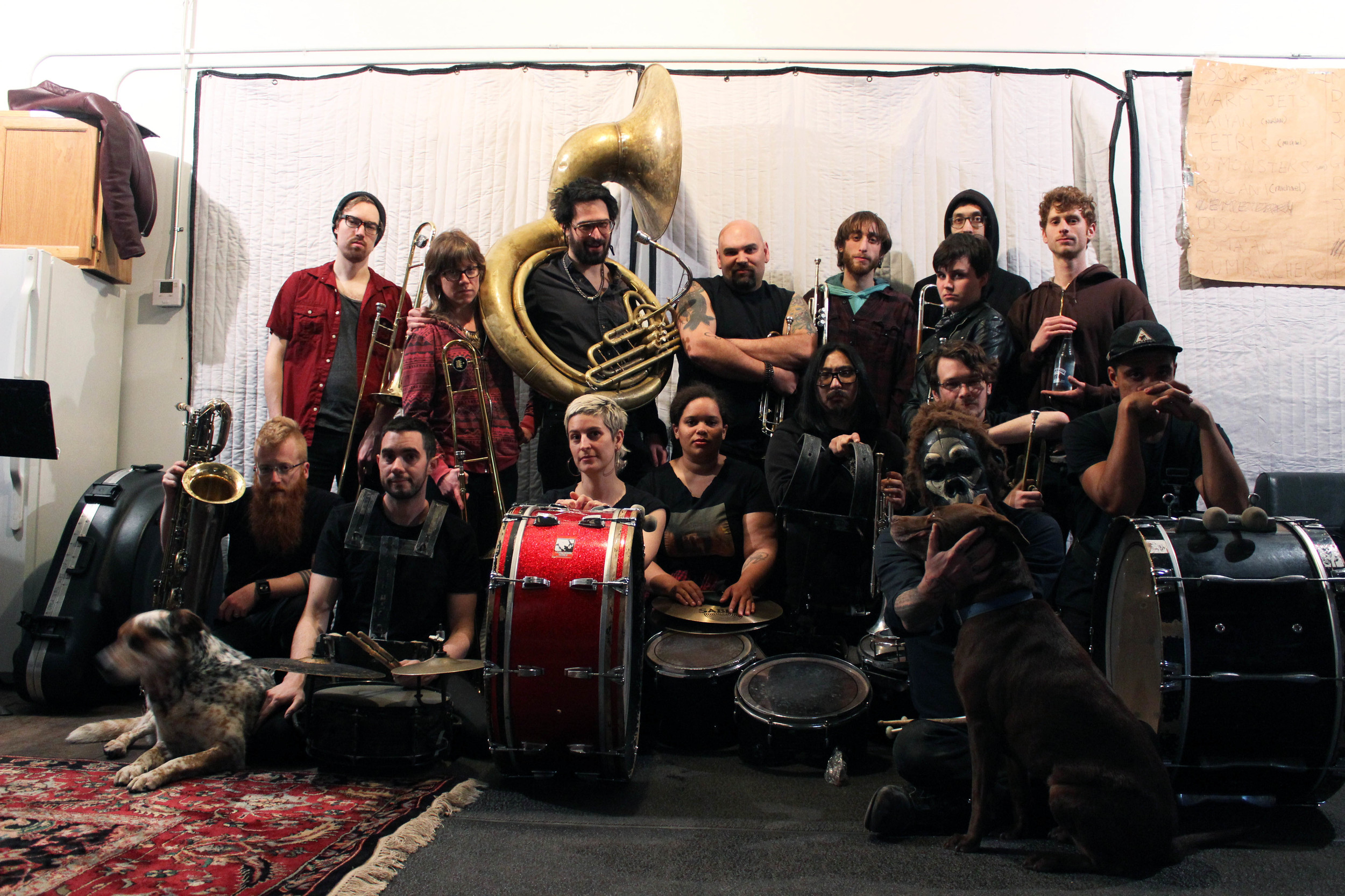 What Cheer? Brigade, founded in 2005, is Providence's iconic brass band with 23 current members. 