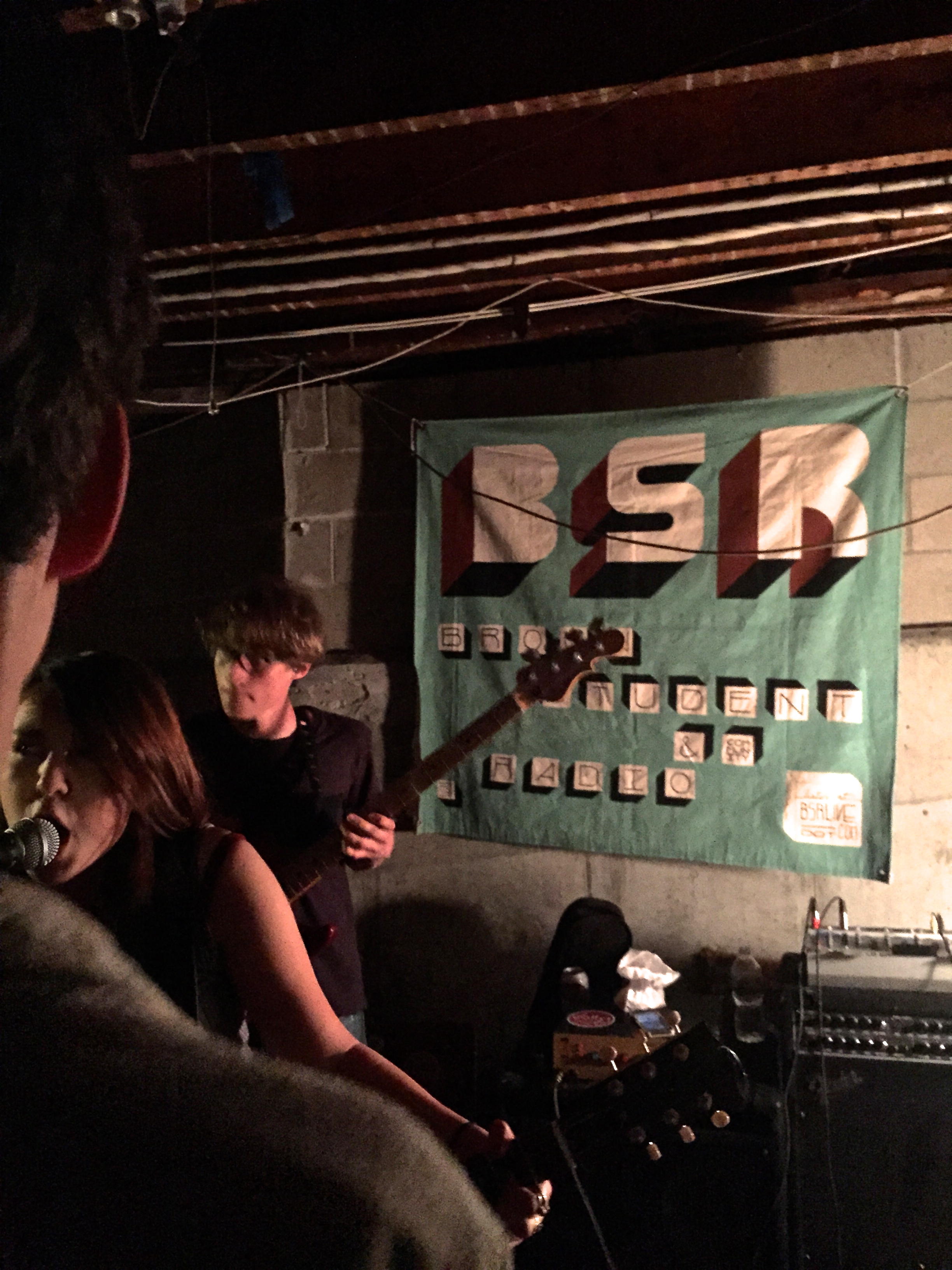 Sad Family, Sophie Kasakove '17, Bailey Barton '17, Patrick McMenamin '17, and Matt Marisco '15, played their last show at Brown Student Radio's fundraising event this Spring semester. 