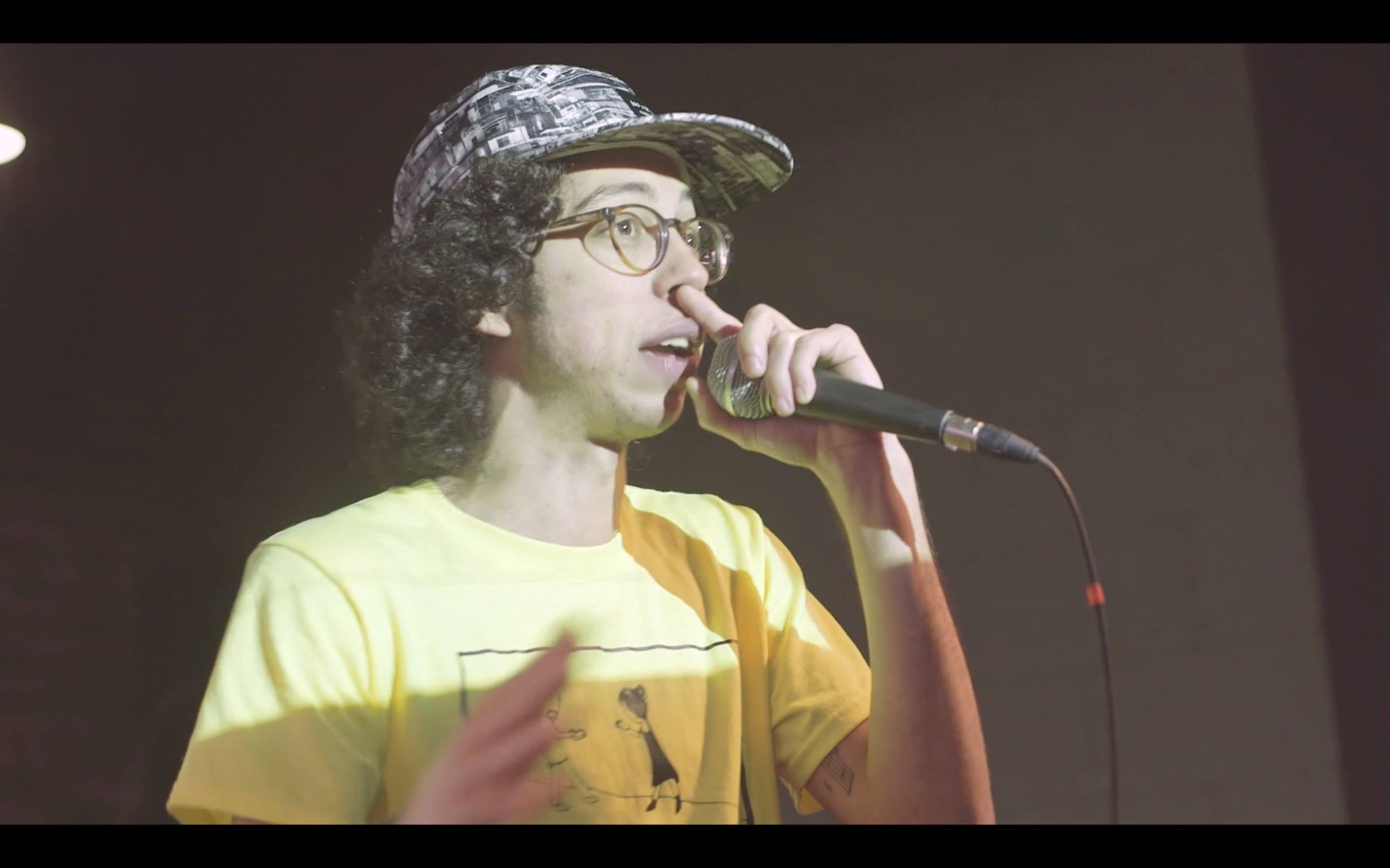 Screenshot of ( )tero performing at B-SIDE's launch party Spring 2015