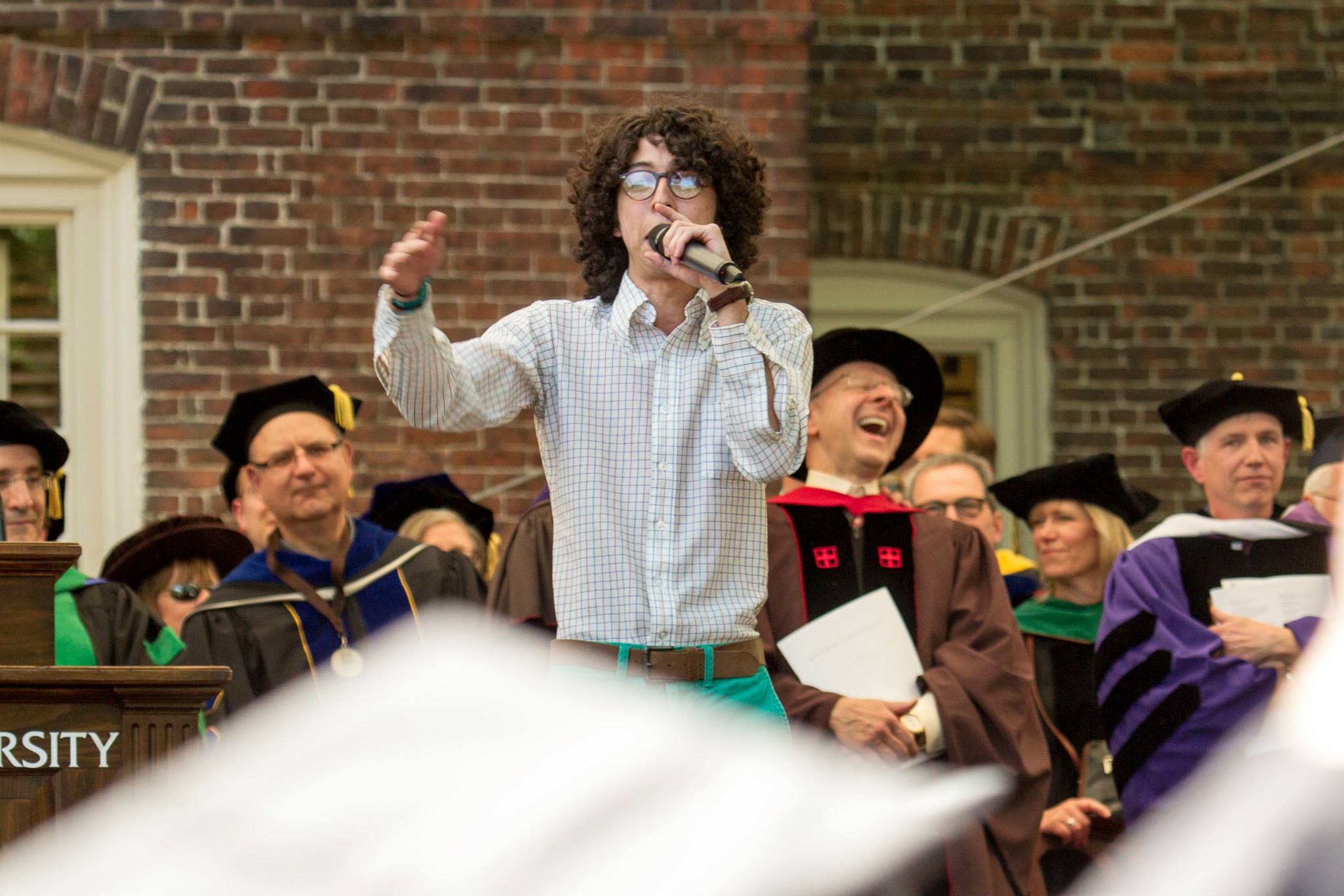 ( )tero performing during Brown U's Commencement Spring 2015, courtesy of Brown University