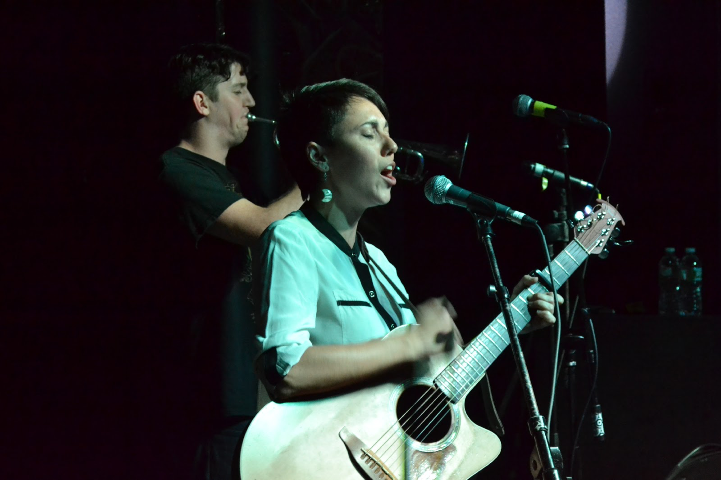 Gina Chavez performing at the Spot Underground on Wednesday, October 7th.