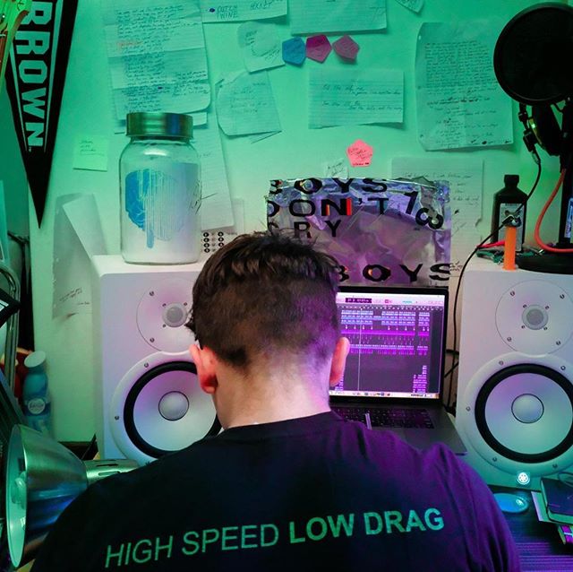 B-SIDE Tent Show Artist Feature: Express
Express (Liam Kerwin, Class of 2020) is a rapper and producer. You may recognise him from his performance at Gigs on the Grass last year with Mikaela Belsky, or his performance in the play 3C2C this week. If not, you will DEFINITELY recognise him after this Thursday.
B-Side was given the opportunity to step into (what can only be described as) a creating cave, and hear all of the crazy music and see all the art he's been working on recently. We spent a pretty intense hour together, climbing in and out of windows, reading all the carefully curated poetry on the wall, and going through stacks and stacks of accidental-photocopies-turned-art. Apart from his music, we can also highly recommend listening to Express rant about "Revenge" by Lil Yachty.
To hear all that Express has been brewing lately make your way to Ruth Simmons Quad THIS THURSDAY NIGHT! Express will be one of five artists performing at 8:30pm so bring your friends and blanket and get ready!
TENT SHOW COUNTDOWN: 2 DAYS