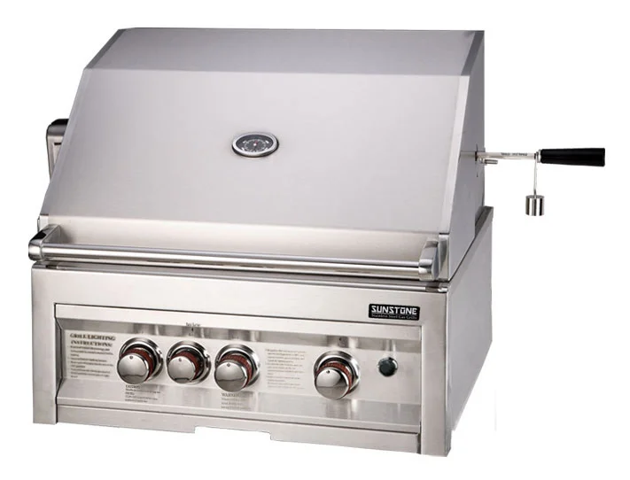 3 burner 28" w/ ir