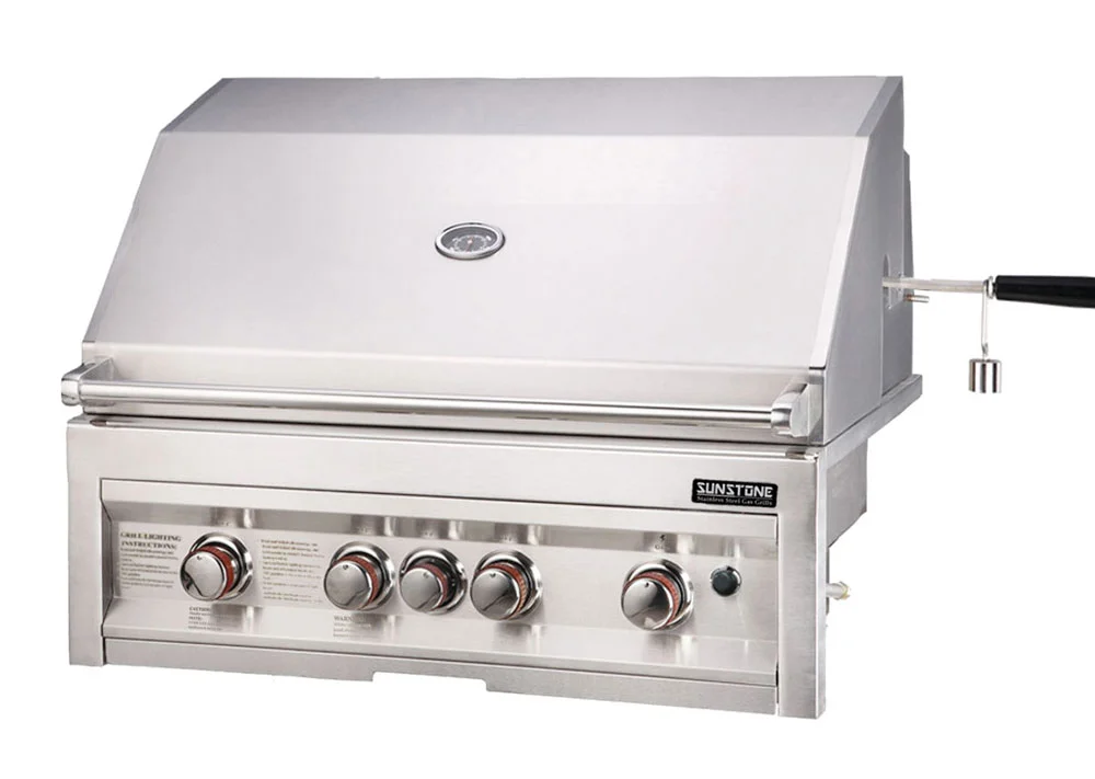 4 burner 34" w/ ir