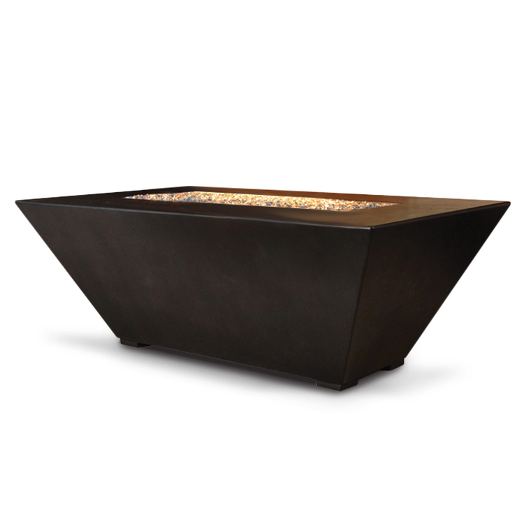 Geo Rectangle Fire Pit Table