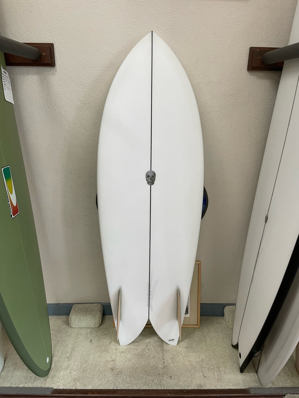 5'5 Chris Christenson Fish (Clear w/Glass on Keels) — Surf 5'5 Chris Christenson Fish (Clear w/Glass on Keels) — Surf