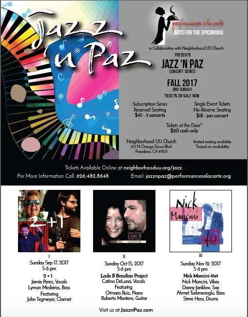 Nick Mancini 4tet @ Jazz 'n Paz, Pasadena CA