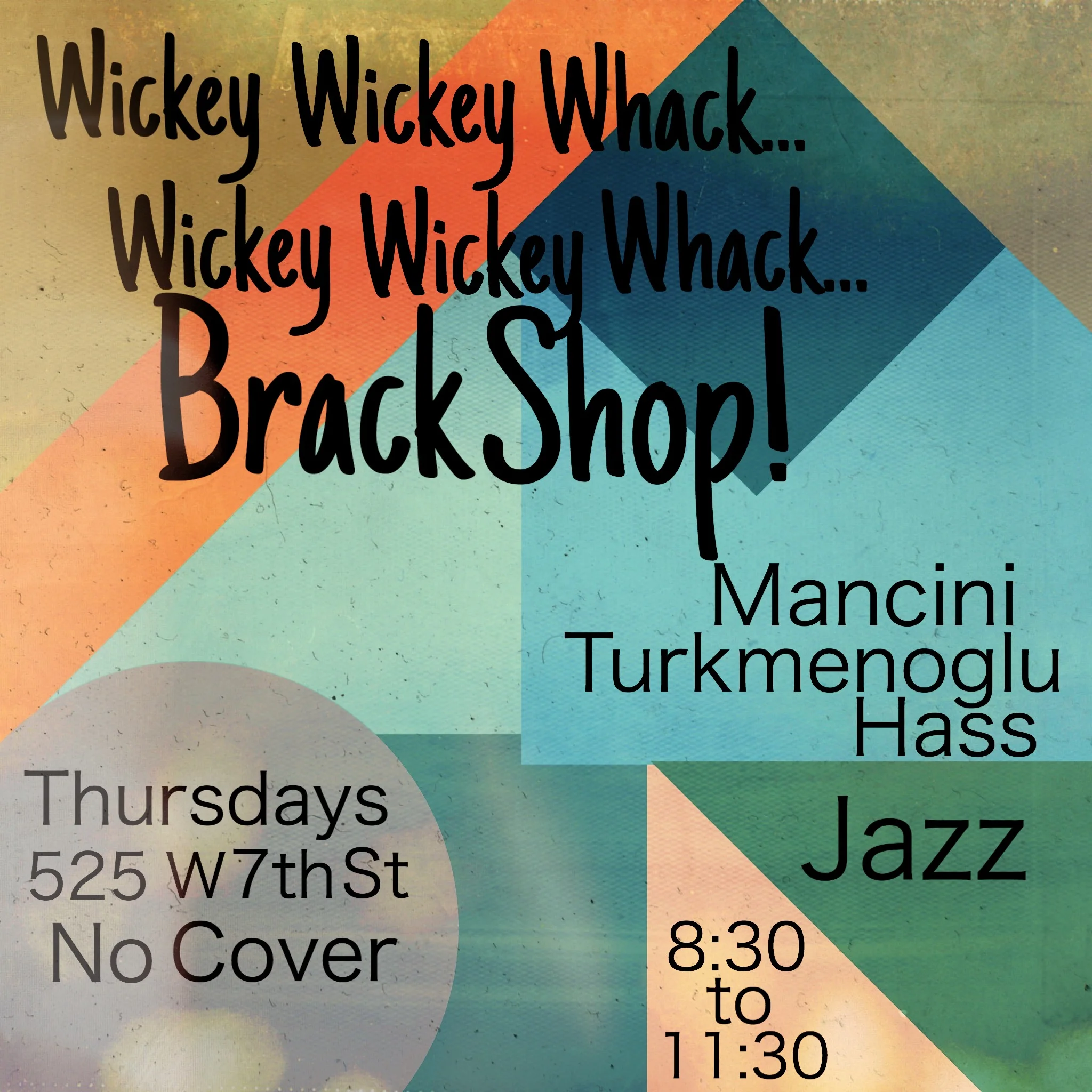 Mancini/Turkmenoglu/Hass @ The Brack Shop