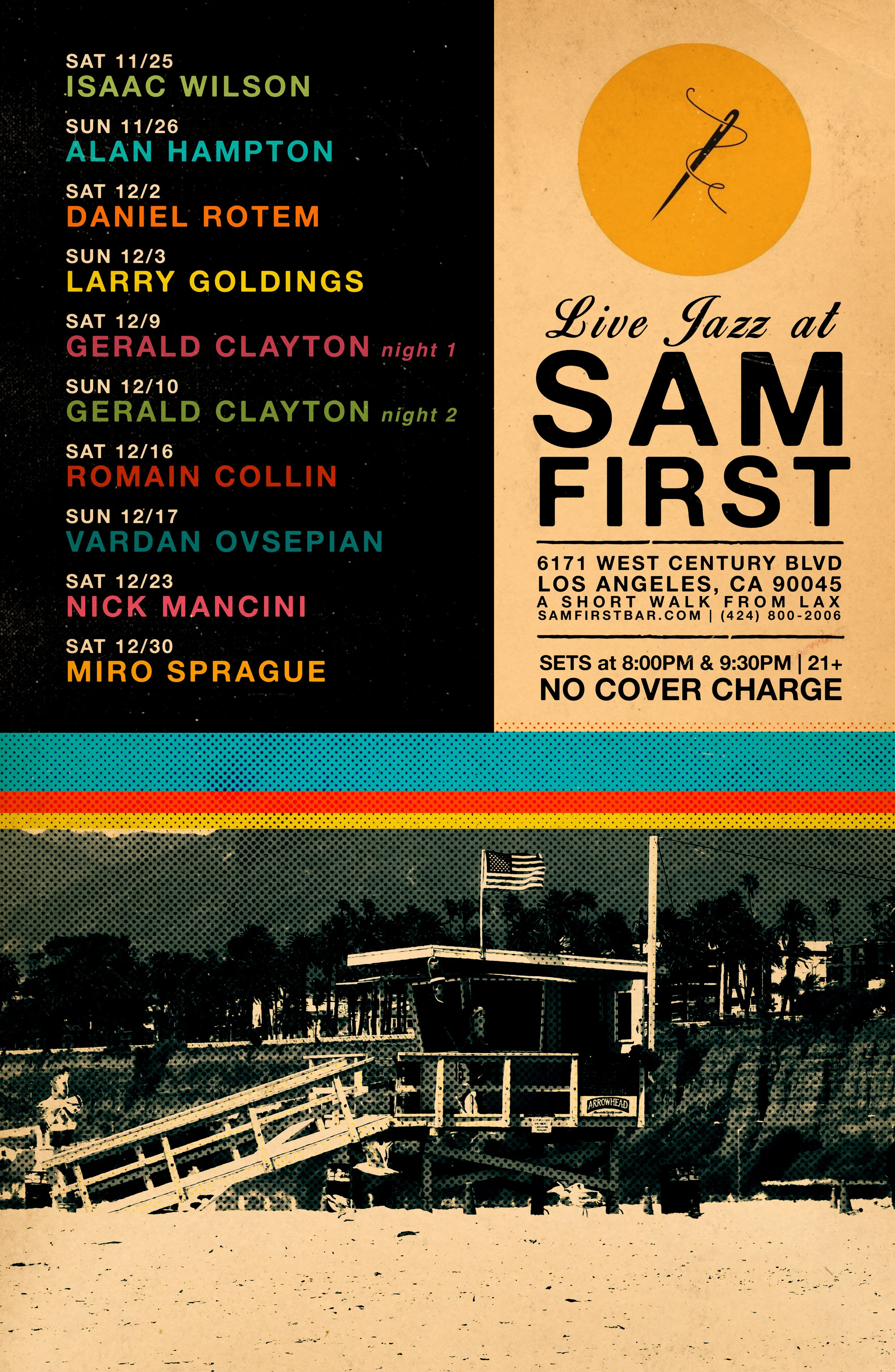 Nick Mancini w Vardan Ovsepian @ Sam First by LAX