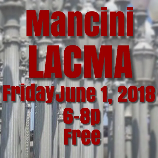 Nick Mancini @ LACMA