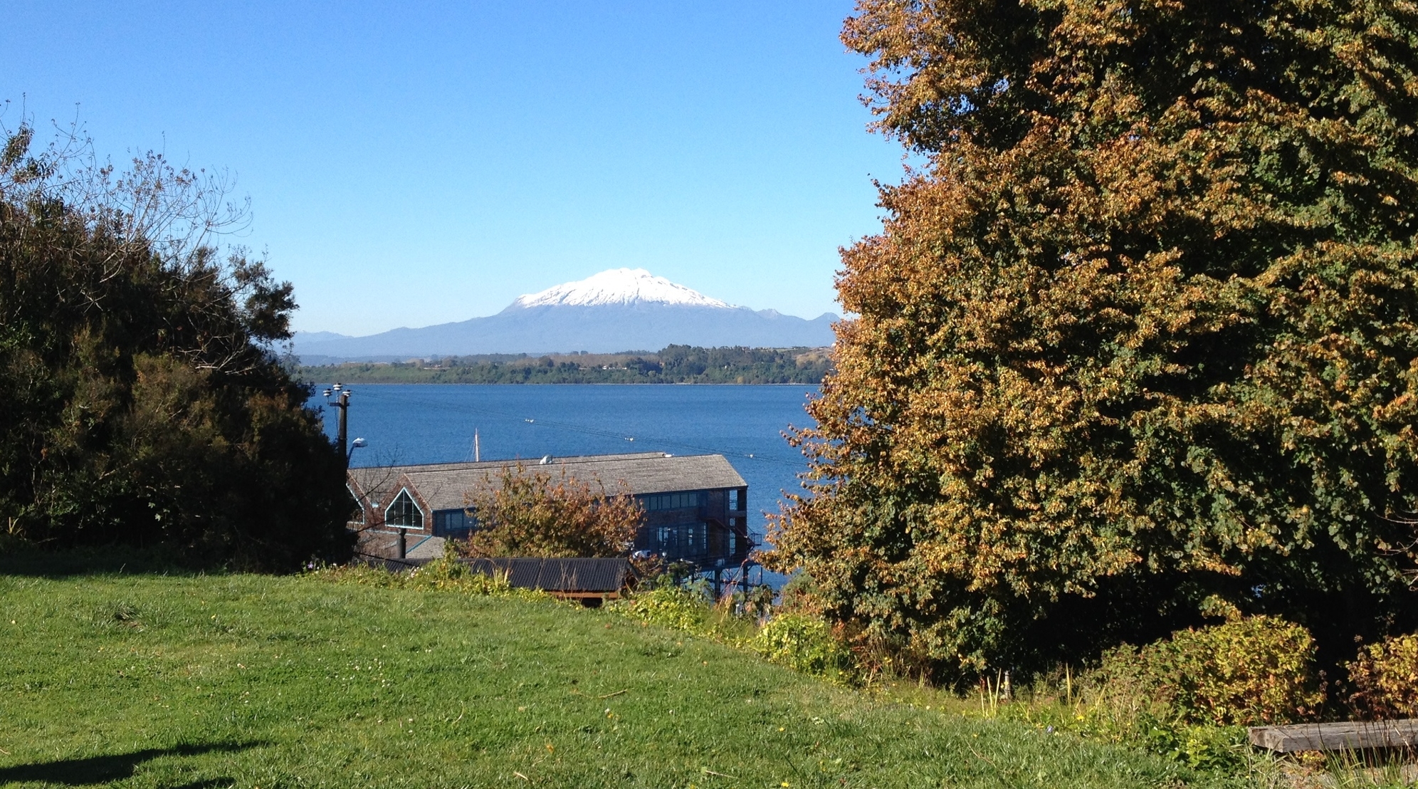 Beautiful views from the hotel in Puerto Varas, Chile